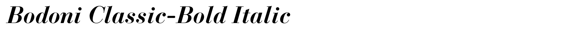 Bodoni Classic-Bold Italic image